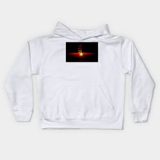 Sailing Into The Sunset Kids Hoodie